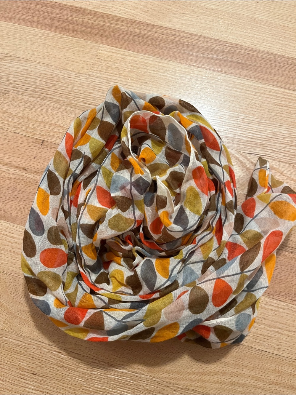 Orla kiely scarf